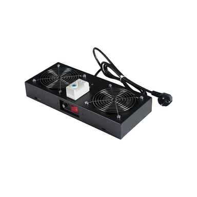 Unité de ventilateur Roline 26.21.0189 avec 2 ventilateurs noir