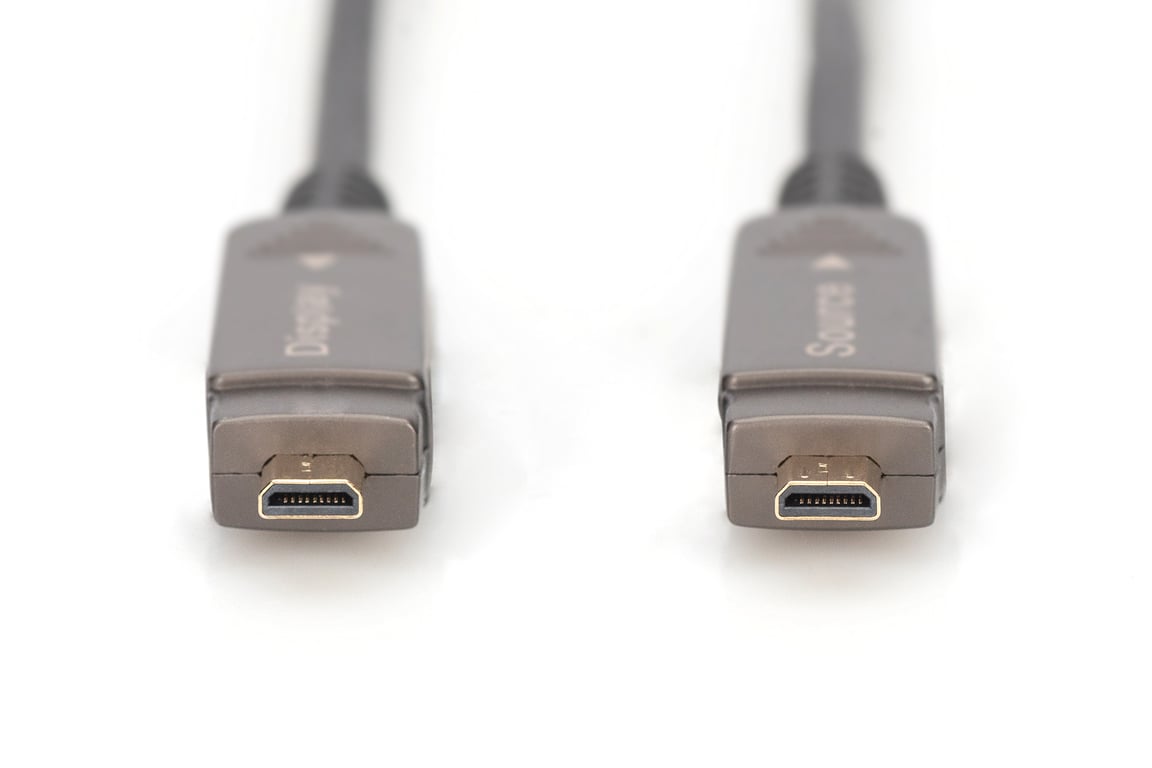 Digitus 4k – Câble Fibre Optique Hybride Hdmi Aoc Avec 20m Connecteur Amovible Noir - vue 5
