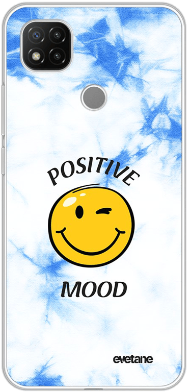 Evetane Coque Xiaomi Redmi 9C 360 intégrale transparente Motif Positive mood Tendance