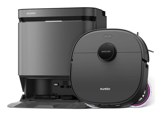 EUREKA J15 Pro Ultra Aspirateur Robot, 16200 Pa, Nettoyage des Bords, Brosse Anti Enchevêtrement et Lavage, Noir
