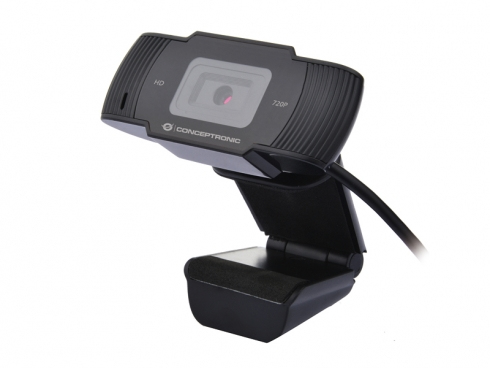 Conceptronic AMDIS 720P HD webcam 1280 x 720 pixels USB 2.0 Noir - Neuf