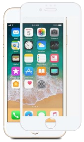 Tiger Verre Trempe Incurve Dedie Machine Frame Blanc: Iphone 6/7/8+