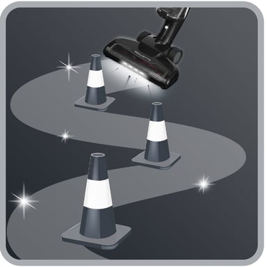 Rowenta Air Force Light RH6545 Aspirateur balai Batterie Sec Sans sac 0,65 L Noir