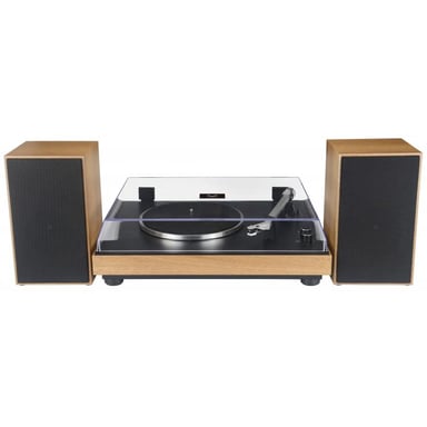 New Majestic TT 54 Tocadiscos de correa Negro, Madera