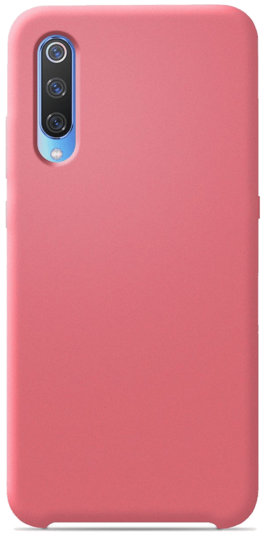 Coque silicone unie compatible Soft Touch Rose Xiaomi Mi 9 SE