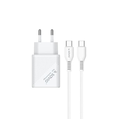 Savio LA-05 cargador de dispositivo móvil Smartphone Blanco Corriente alterna Carga rápida Interior