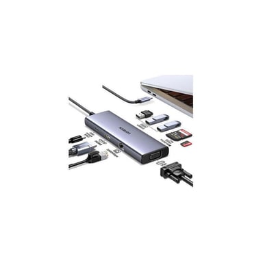 Ugreen Revodok USB-C 6-IN-1 Hub met 4K HDMI USB Tipo C 10000 Mbit/s