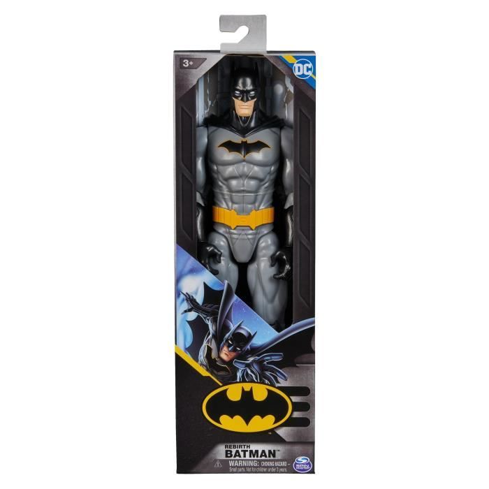 SPIN MASTERFIGURINE 30 CM - BATMAN GRIS REBIRTH Batman - Neuf