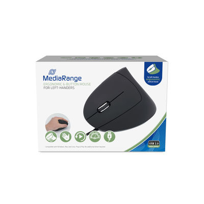 MediaRange MROS231 Bureau Gauche USB Type A Optique 2400 DPI Neuf - vue 4