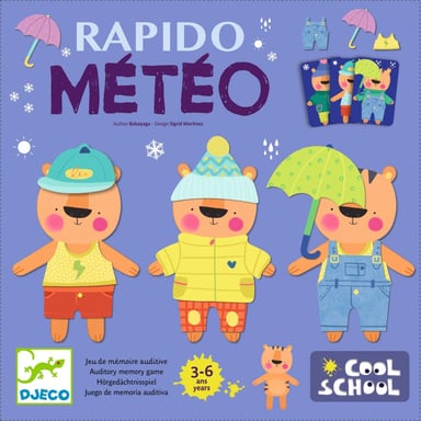 Rapido Météo : Juego de memoria educativo para niños