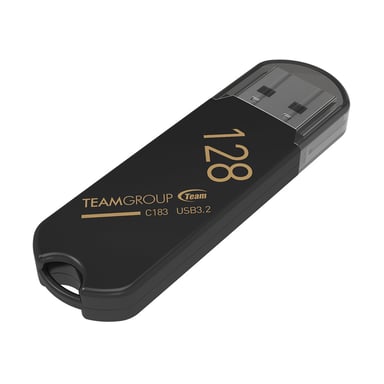 Team Group C183 unidad flash USB 128 GB USB tipo A 3.2 Gen 1 (3.1 Gen 1) Negro