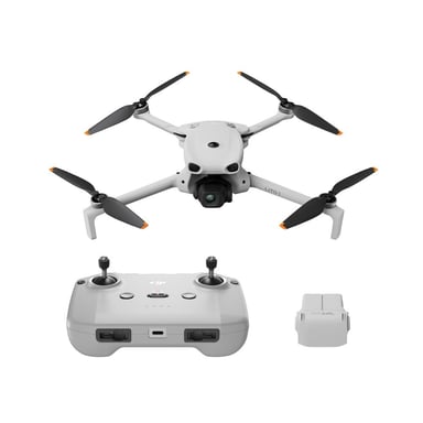 Drone DJI Lito 1 Gris avec RC-N3, caméra 48 MP 4K, transmission O4 et détection d'obstacles omnidirectionnelle