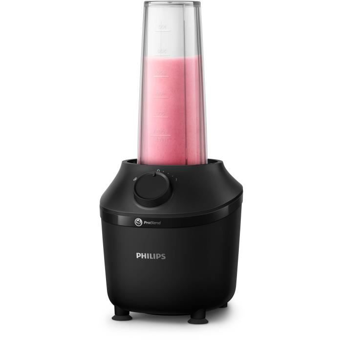 PHILIPS Blender Daily HR2041/41, 450W, 4 lames ProBlend 4, Bol plastique de 1,9L, Gourde, 1 vitesse - Neuf