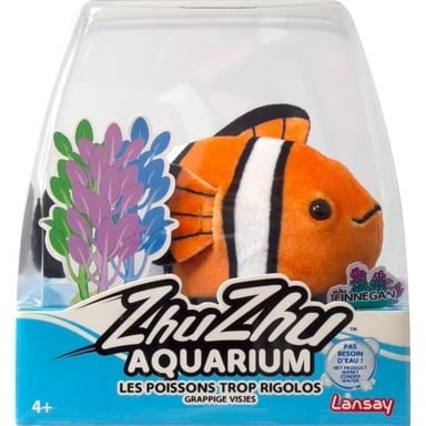 Lansay Figurine miniature - 51116 - Zhu Zhu Aquarium - Moon Le Poisson Clown - vue 1