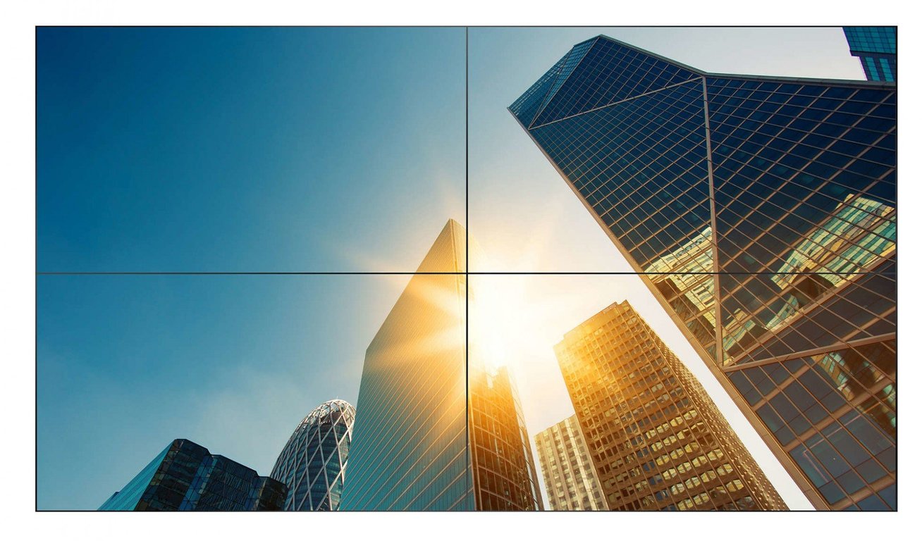 Philips 55BDL8007X X Line LED backlit LCD video wall signalisation numérique 1920 x 1080 55 4 x Direct LED - vue 4