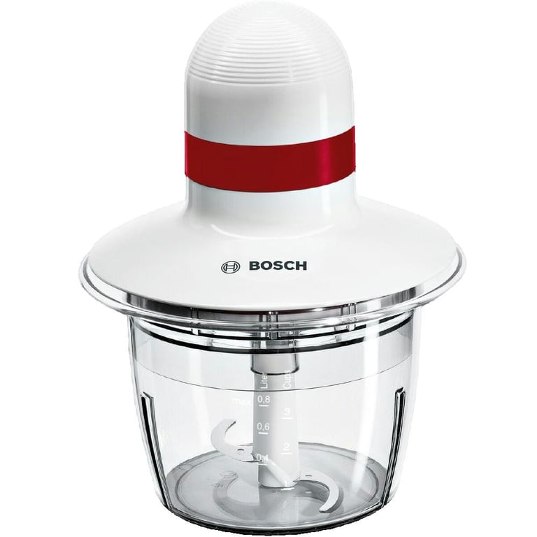 Hachoir Électrique Bosch MMRP1000 – 400 W, 0,8 L, Lames Acier Inox - vue 2