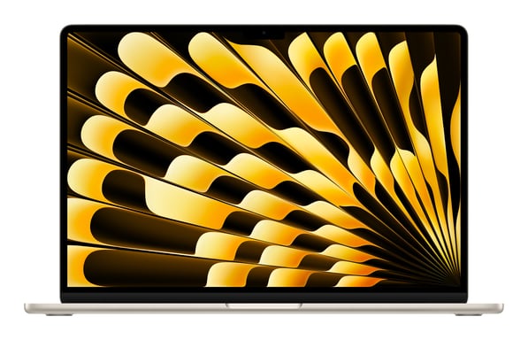 MacBook Air M3 (15,3'') 16 GB 256 GB SSD Wi-Fi 6E (802.11ax) macOS Sequoia Beige - AZERTY: potenza e leggerezza per una produttività ottimale