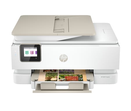 Stampante HP ENVY HP Inspire 7920e All-in-One, a colori, per la casa e l'ufficio, stampa, copia, scansione, wireless; HP+; HP Instant Ink Eligibility; alimentatore automatico di documenti