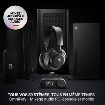 SteelSeries Arctis Nova Pro Omni - Casque Gaming sans-fil Noir - Neuf Noir - vue 2