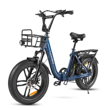 SAMEBIKE C05 Pro Bicicletta elettrica 20'' Fat Tire Step-Through E-Bike per donne Motore 500W Batteria 36V 13Ah