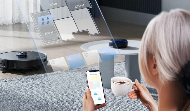 EZIclean I-Bot Z7 Smart 0,4 L Sin bolsa Negro