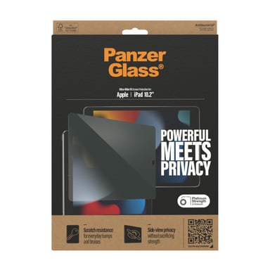 PanzerGlass ® Privacy Screen Protector iPad 10.2? (2019, 2020-2021) Protection d'écran transparent Apple 1 pièce(s)