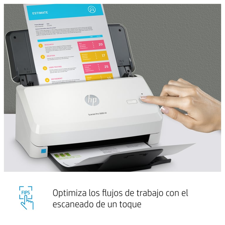 HP ScanJet Pro 3000 s4 Scanner à défilement A4 jusqu'à 40 ppm80 ipm 600 x 600 DPI Neuf - vue 3