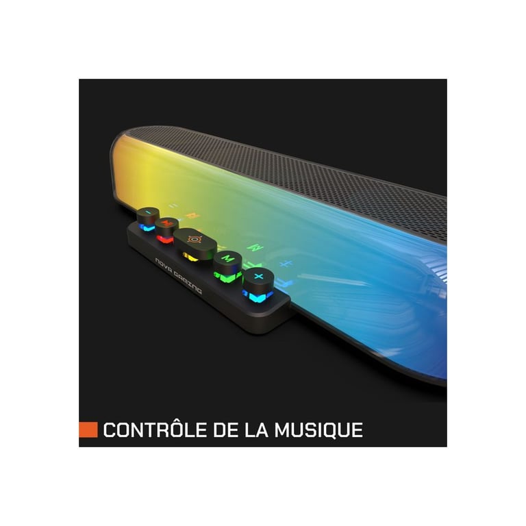 Barre De Son Nova Gaming GS205 URSAE – 10W, Bluetooth 5.3, RGB - vue 5