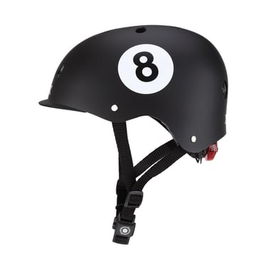 Casque de Scooter Elite 8-Ball Noir pour Enfants (XS-S) 48-53 cm