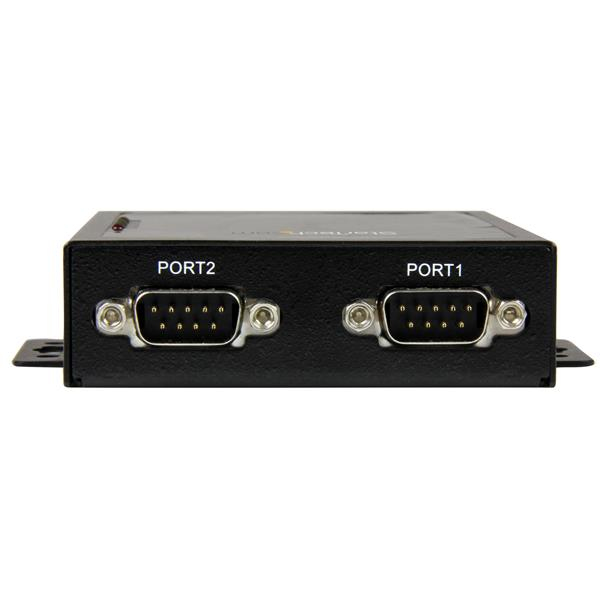 StarTech.com Serveur de périphériques à 2 ports série RS232 vers IP Ethernet Métallique et montable Neuf - vue 3
