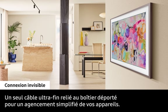 The Frame TQ55LS03F (2025)- TV Samsung QLED 55'', Noir