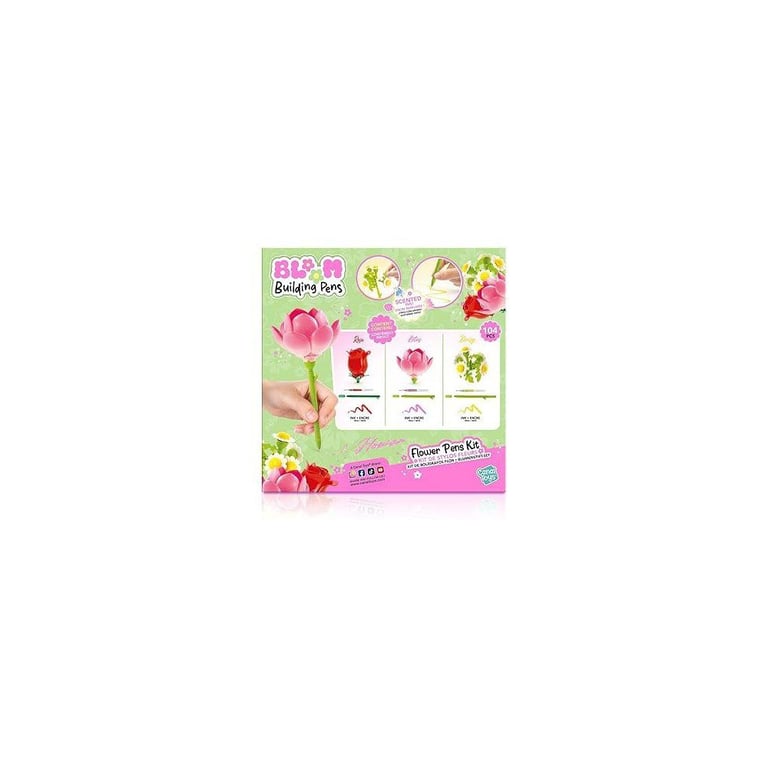 Stylo Fleur à Construire CANAL TOYS BLOOM Pack de 3 encre pailletée et parfumée Lotus Marguerite Neuf - vue 2