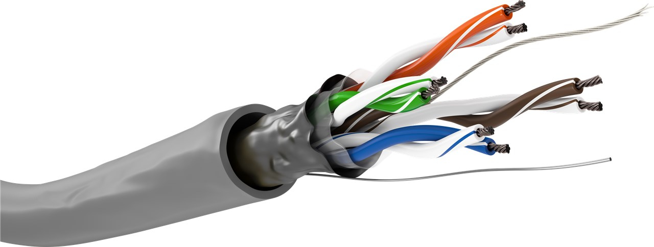 Goobay 68707 câble de réseau Gris 100 m Cat5e U/UTP (UTP) - Neuf