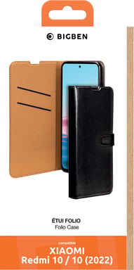Bigben Connected FOLIOXREDMI10 funda para teléfono móvil Negro