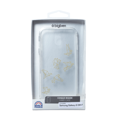 Coque semi-rigide transparente Origami pour Samsung Galaxy J3 2017