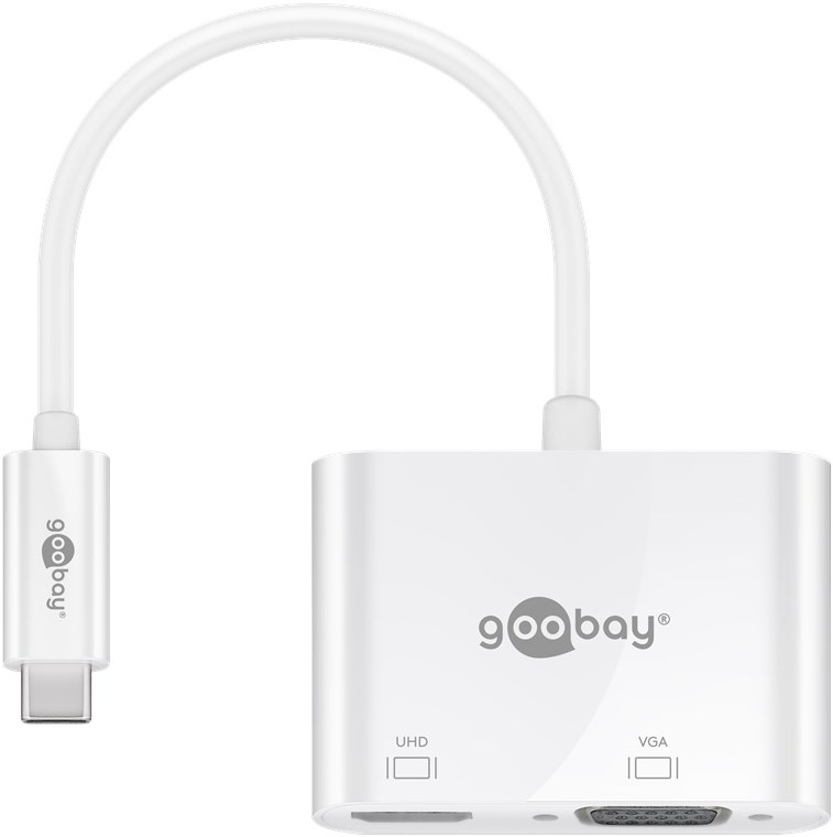 Goobay adaptateur USB 3.1 type C vers HDMI + VGA