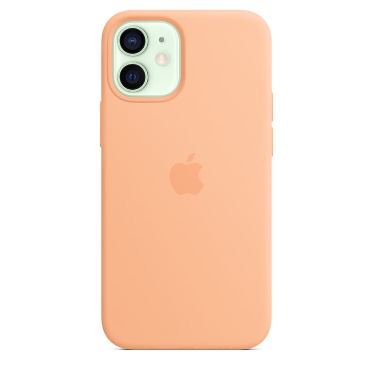 Apple iPhone 12 Mini Coque Silicone MagSafe Cantaloupe - vue 3