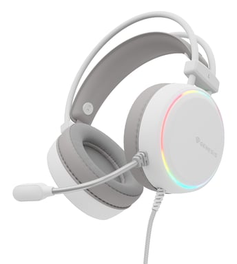 GENESIS NSG-2308 casque Avec fil Arceau Gaming USB Type-A Blanc