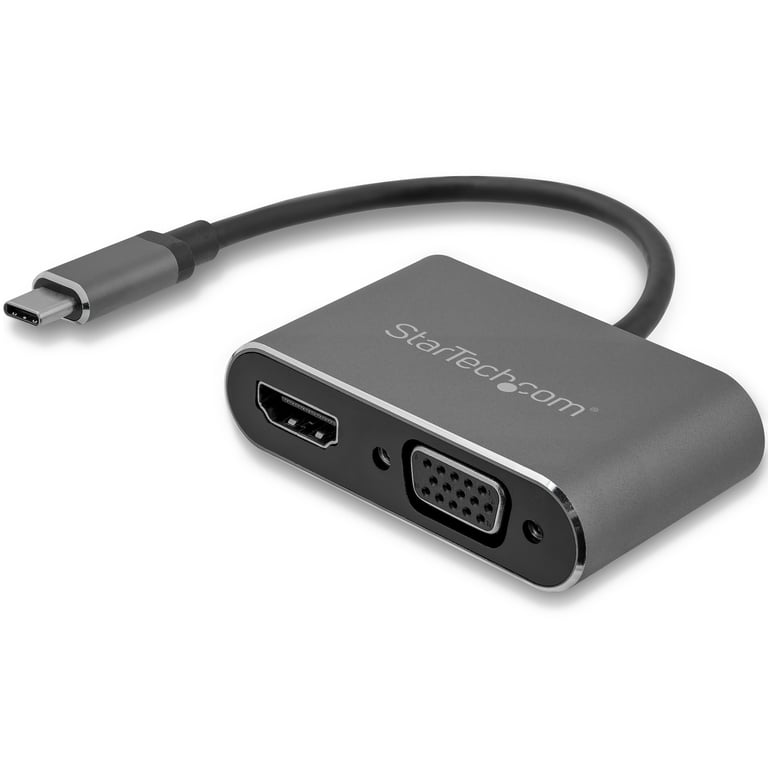 StarTech.com Adaptateur multiport AV numérique USB C vers HDMI et VGA - vue 2
