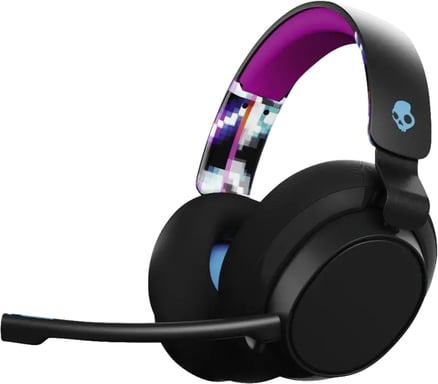Cuffie da gioco cablate Skullcandy Slyr Multiplatform Nero e Rosa per un'esperienza di gioco coinvolgente