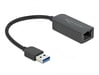 DeLOCK Adaptador USB Tipo-A macho a 2,5 Gigabit LAN compacto