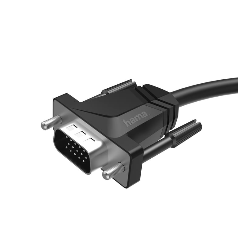 Hama 00200708 câble VGA 3 m VGA (D-Sub) Noir