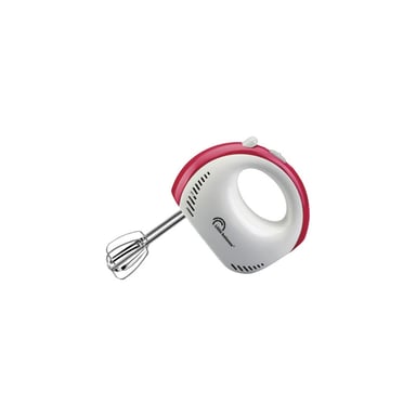 Batteur électrique LITTLE BALANCE 8856 300 W 5 vitesses fouets et crochets Blanc/Bordeaux
