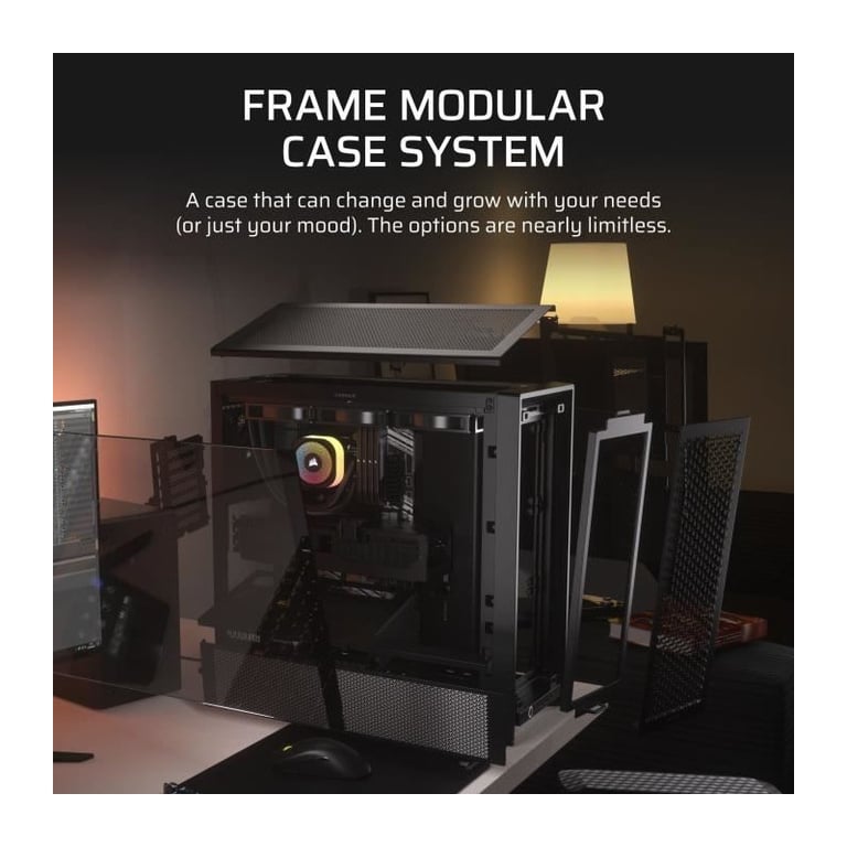 Corsair FRAME 4000D Midi Tower Noir - Neuf