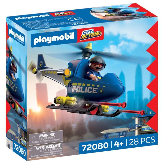 Playmobil City Action 72080 hélicoptère de police - vue 9
