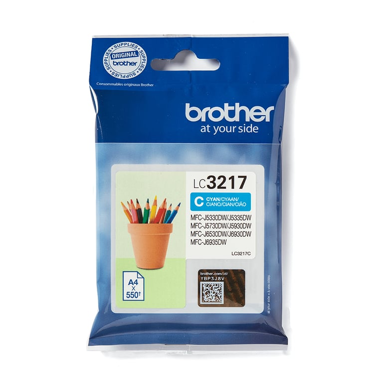Brother Cartouche d'encre LC3217 Cyan