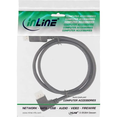InLine 17152L câble DisplayPort 2 m Noir