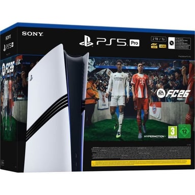 Sony Pack de consola PlayStation 5 Pro 2 TB con EA SPORTS FC 26