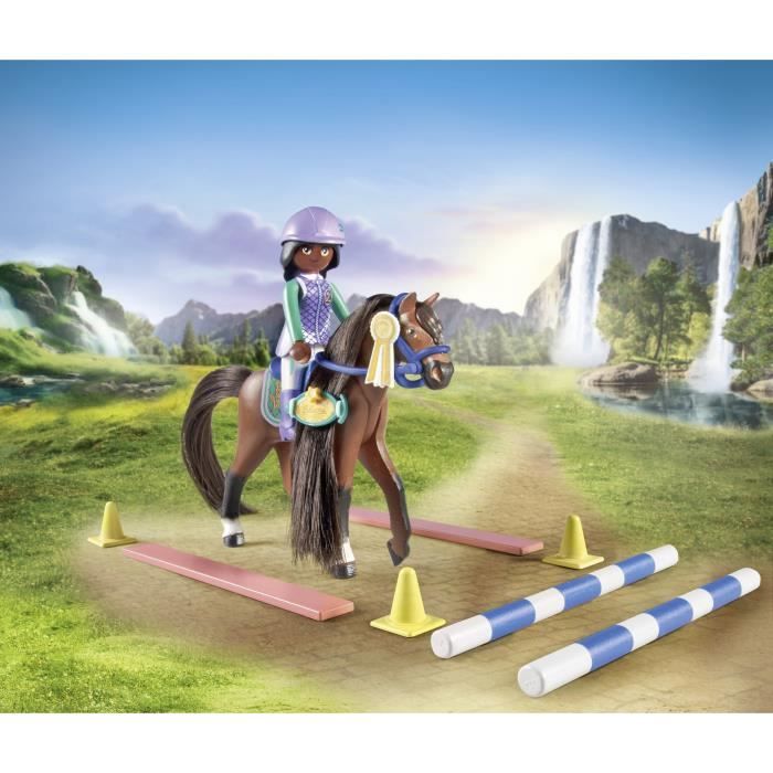 Jeux D'imitation Cavaliers Poneys Et Saut D'obstacles Playmobil La Boite - vue 8
