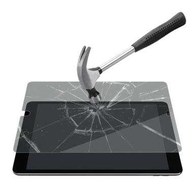 Premium protezione dello schermo in vetro temperato per Apple iPad 10,2 pollici 7/8a generazione, trasparente